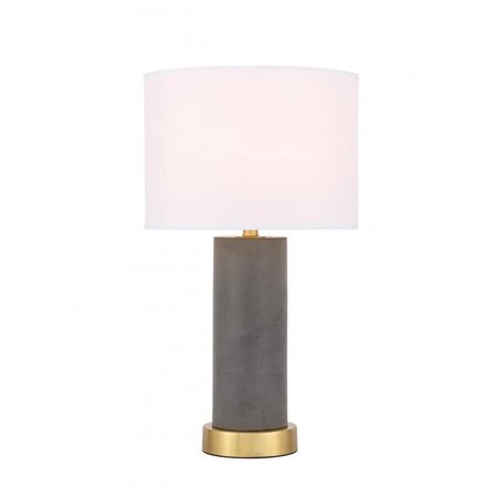 DAYBREAK Chronicle 1 Light Brass Table Lamp DA2571210